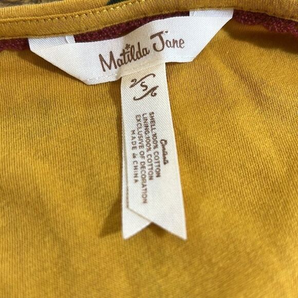 MATILDA JANE Women’s Alana Floral Print Tie Waist Wrap Maxi Dress Yellow Small - Picture 3 of 10